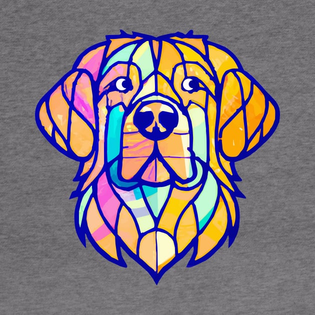 Golden Retriever 80s Dog Owner Retro Funny Golden Retriever by BetterManufaktur